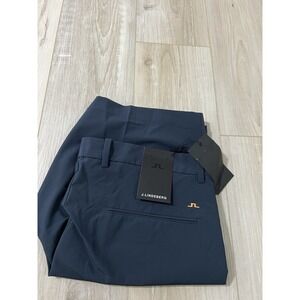 J Lindeberg Mens Golf Shorts Size 36 Navy Inseam